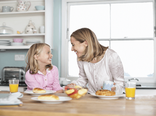 petit déjeuner des enfants